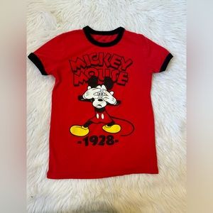 Women’s Red Mickey Mouse Shirt